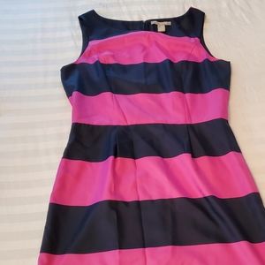 Stripe blue and pink dress